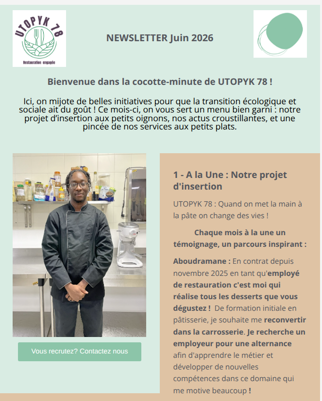 Notre dernière newsletter